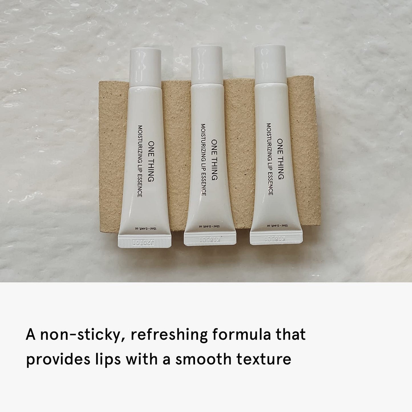 ONE THING Moisturizing Lip Essence 1 Count | Nourishing Soothing Moisturizing Hydrating Dry Rough Lips, Oil Butter Organic Plant Based Balm, Jojoba Argan Olive Oil | Vegan Korean Skin Care