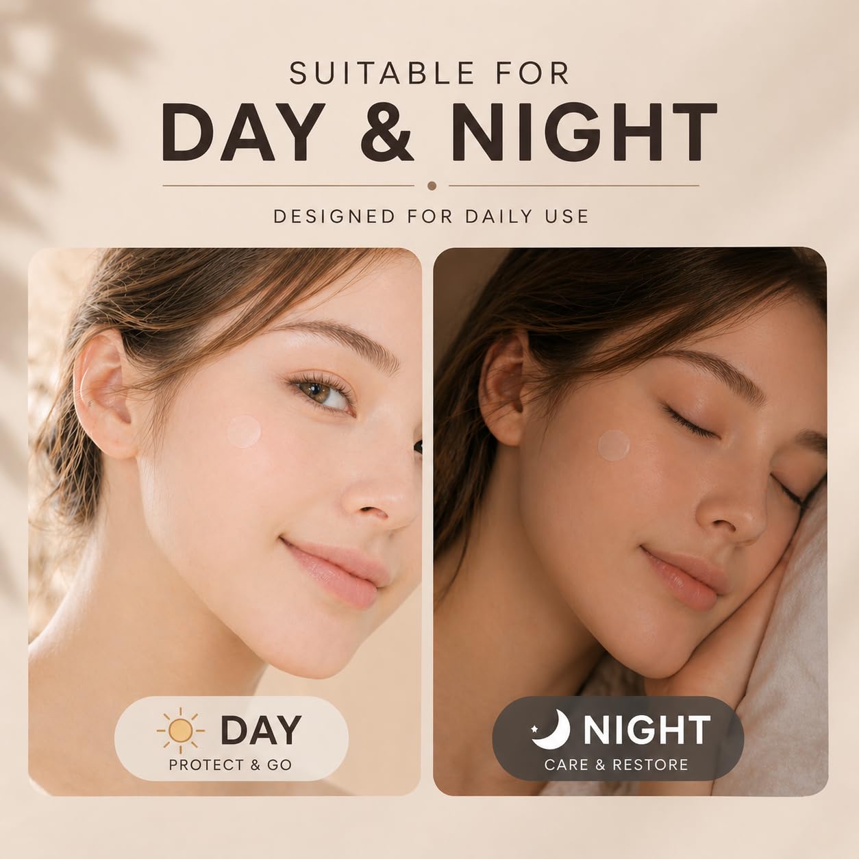 INFINITY ZONE Hydrocolloid Pimple Patches (144 Count, 8mm & 12mm) – Nearly Invisible, Ultra Thin Spot Cover, Day & Night Use.