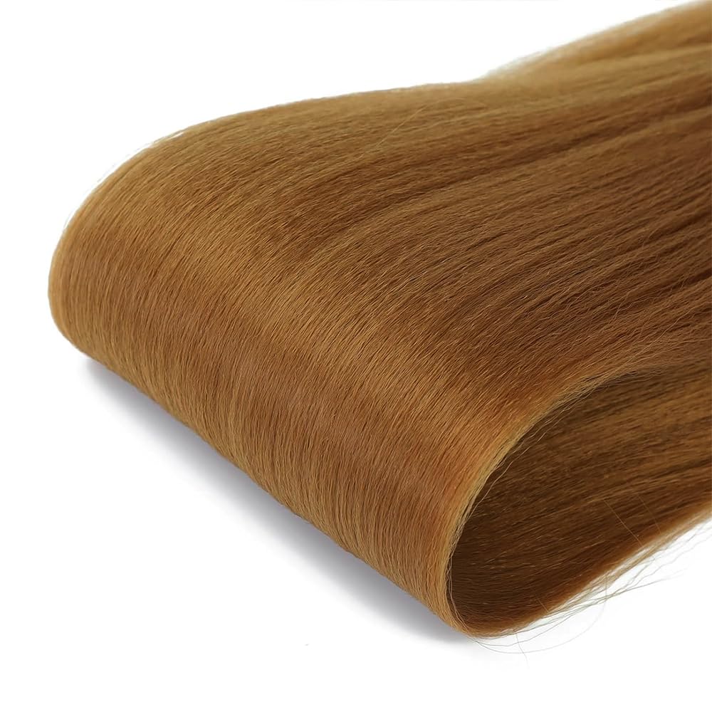 Pre Stretched Braiding Hair 30 Inch 8 Packs Honey Blonde Braiding Hair Long Braids Hair Extensions Synthetic Braid Hair For Braiding Crochet Braids