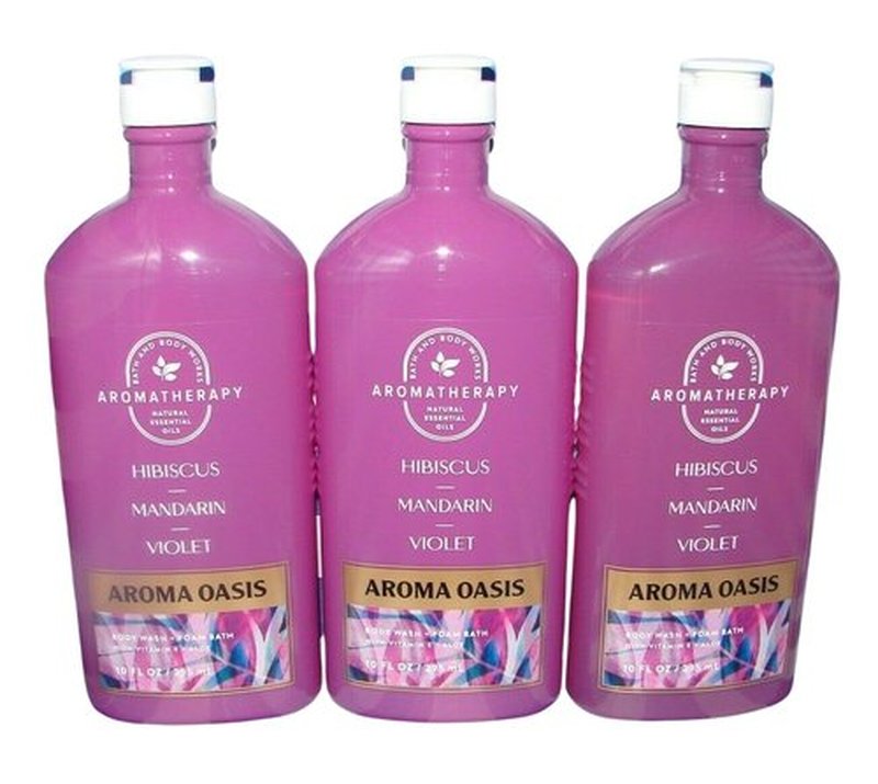 Bath & Body Works Aromatherapy Sleep Lavender Vanilla Body Wash & Foam Bath 10 Fl Oz Each (3 Pack)