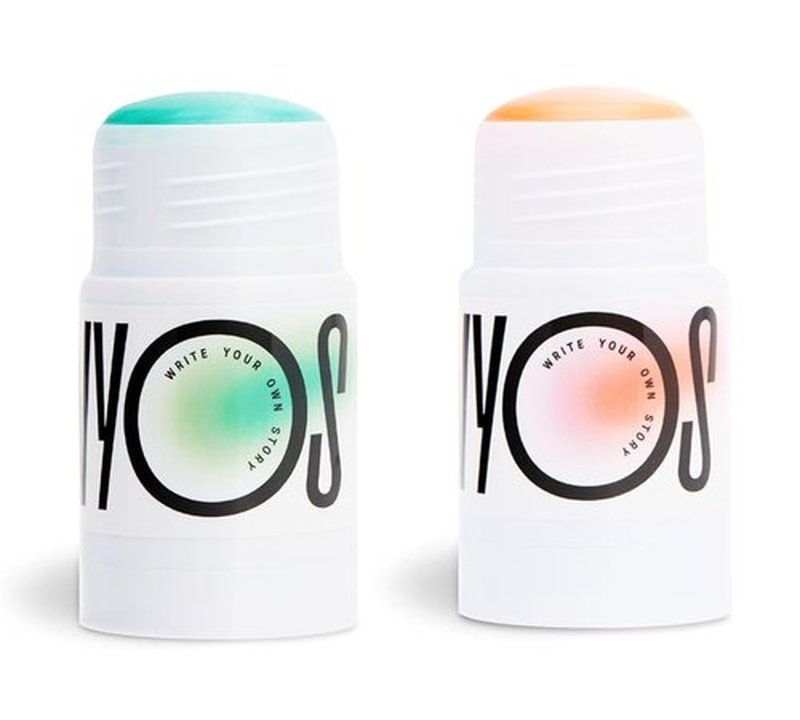 WYOS Face Cleanser & Shampoo Stick Bundle | Travel Size, Leak Free, Vegan, Cruelty Free, Portable, Sulfate Free, Paraben Free
