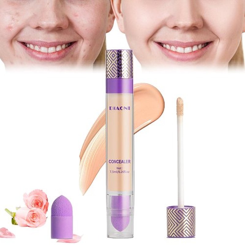 Diaoni Concealer, Diaoni Coverage Concealer, Diaoni Liquid Concealer, Full Coverage Concealer, Foundation Concealer Cream Hydrating Waterproof and Light Long Lasting (01)