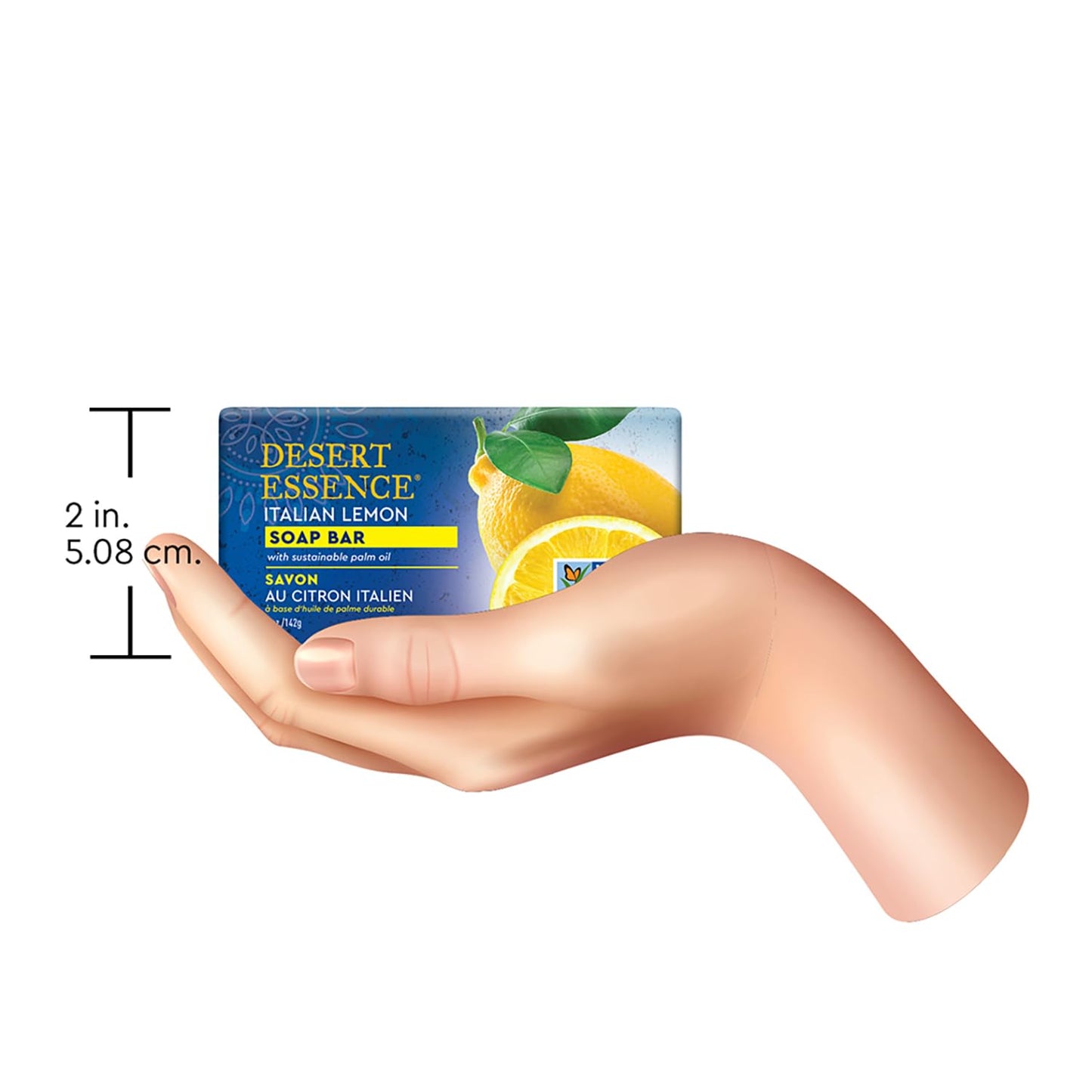 Desert Essence, Soap Exfoliating Italian Lemon Bar, 5 Ounce