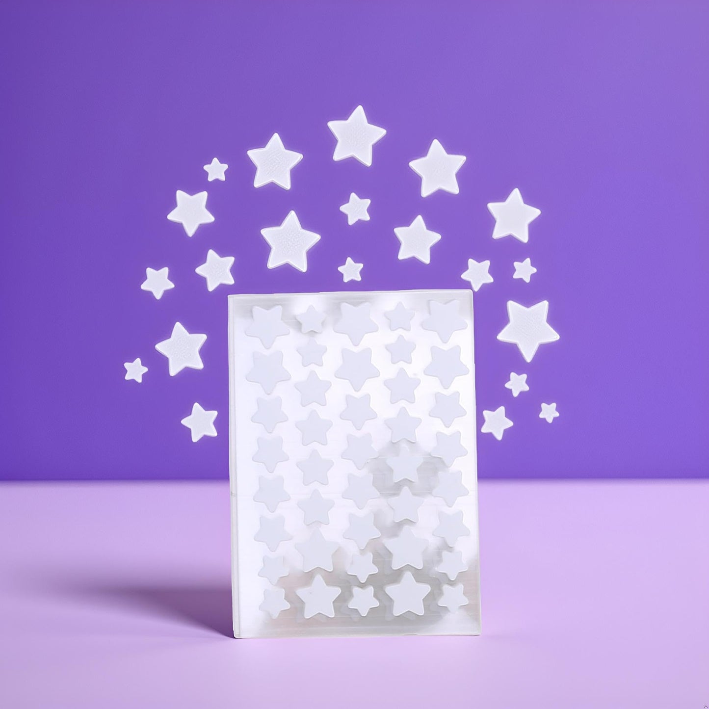 10 Sheets/Pack (400 Capsules) Pimple Patches for Face,Hydrocolloid Acne Patches Star Pimple Patches for Healing,Cute Star Face Stickers Zit Patch,Pore Cleansing Strips,Treatments and Masks (White)