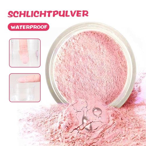 Blurring Setting Powder, 2025 Upgrade Pink Setting Powder Makeup Waterproof Setting Powder for All Skin Tones(#06)