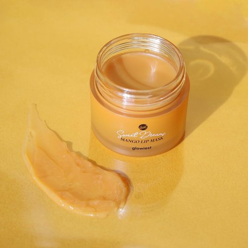 glowiest Sweet Dreams Overnight Lip Mask- Nourishing, Plumping and Hydrating Lip Balm | glowiest Sweet Dreams Lip Sleeping Mask | Hyaluronic Acids+Vitamin C+Shea Butter+Antioxidants l Mango - 0.7 oz.