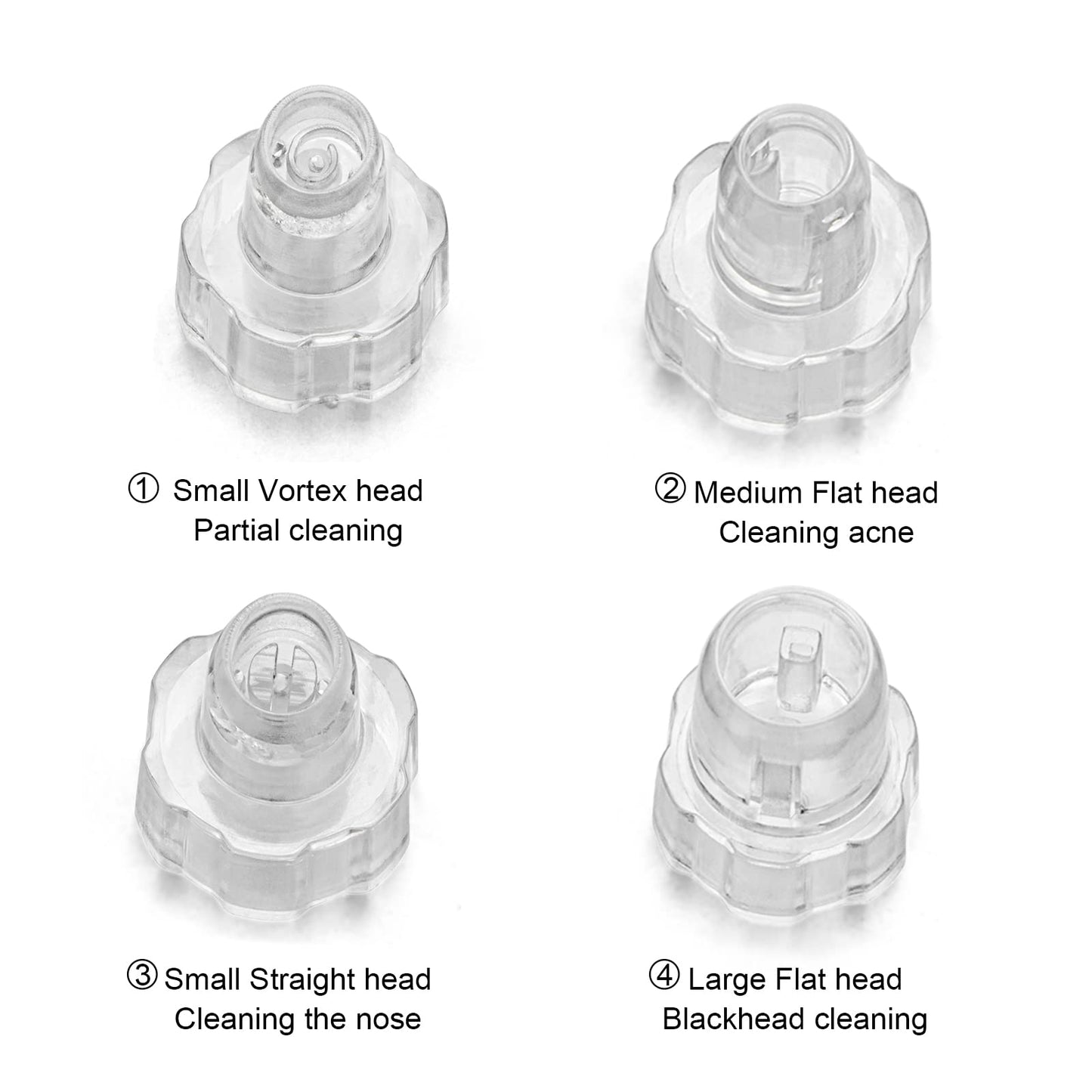 Facial Care Face Cleaning Tool Skin Beauty Set Hydro Dermabrasion Water Peeling 8pcs Elitzia ETAF133T (White)