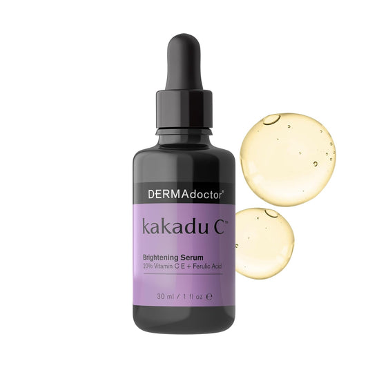 DERMAdoctor Vitamin C Facial Cleanser, Daily Face Wash, Toner, Makeup Remover | High-Potency Vitamin C from Kakadu Plum, Facial cleanser, Face Scrub, Cleanse Pores, Removes oil, Sunscreen, Pollutants
