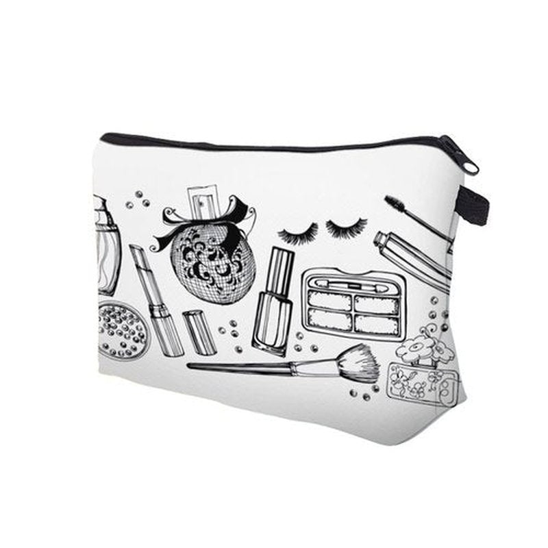 LOOMILOO Cosmetic Bag for Women, Adorable Roomy Makeup Bags Travel Water Resistant Toiletry Bag Accessories Organizer (L2-55244)
