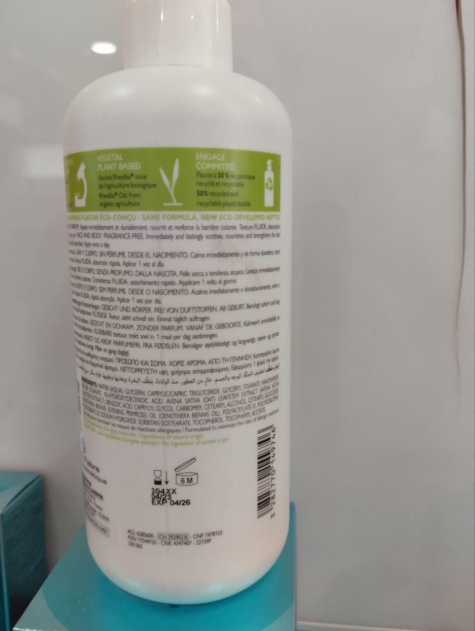 A-derma Exomega - Face&body Lotion 400ml -Dry Skin Give to Gift