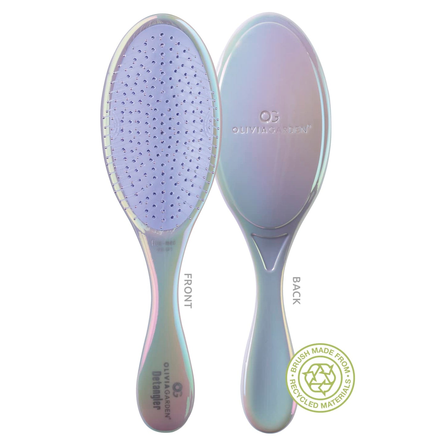 Olivia Garden OG Detangler Brush - Scalp-Massaging, Easy-Clean Design for All Hair Types