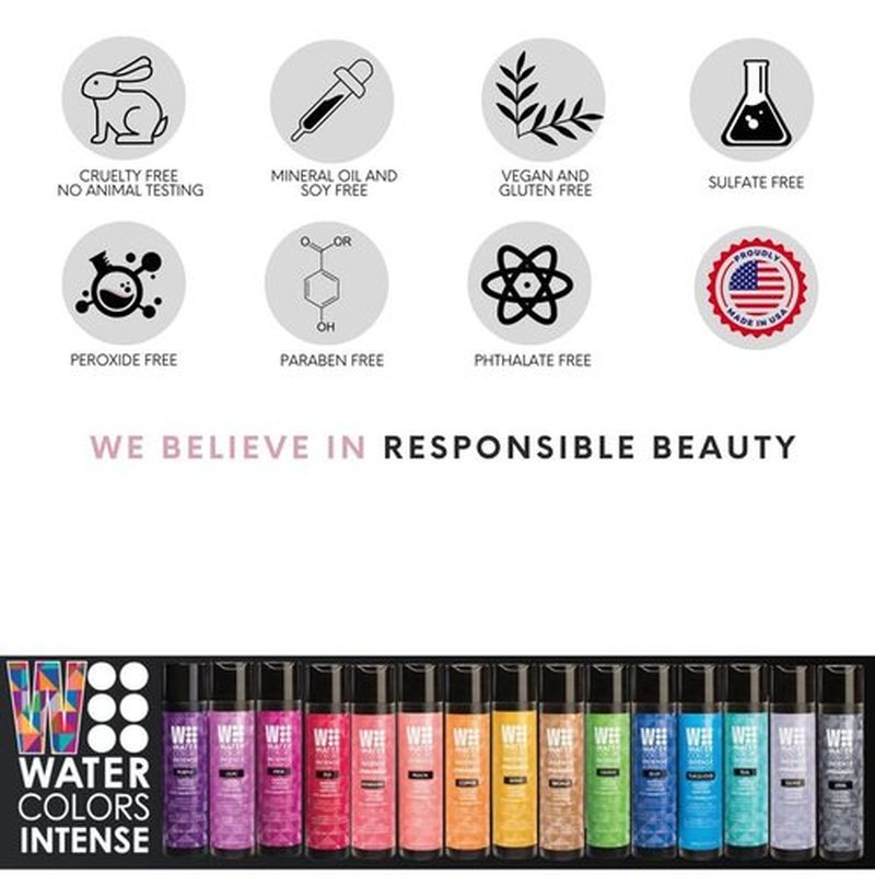 Watercolors Intense Metallic Color Depositing Sulfate & Paraben Free Shampoo, Maintains & Enhances Haircolor - 8.5 fl oz - COPPER