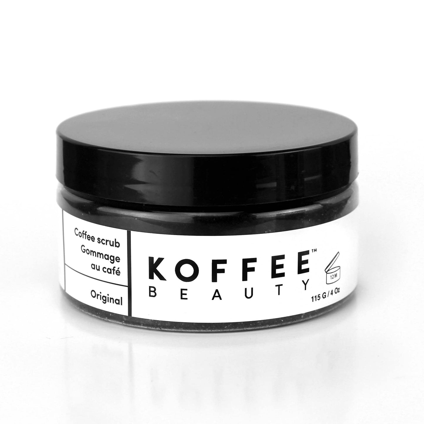 Koffee Beauty Original Coffee Scrub - Exfoliating Body And Face Scrub - Polish And Smooth Skin With Ease - Invigorate Senses With Original Fragrance Formula - For Naturally Radiant Skin - 4 Oz