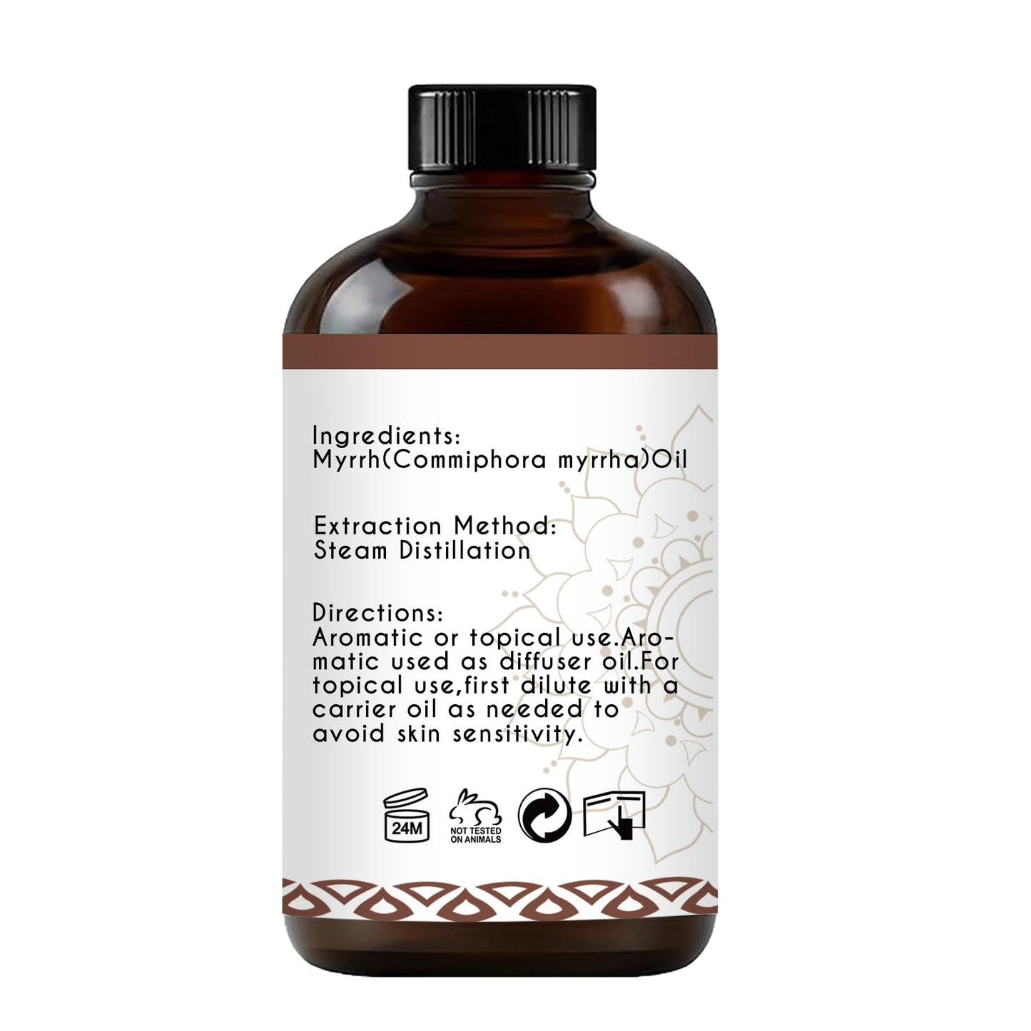LOTUSJOY Myrrh Essential Oil, for Skin, Hair- 4 Oz