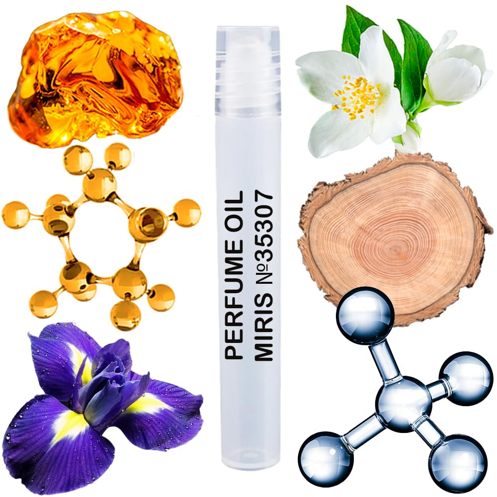 MIRIS No. 35307, Inspired by Escent 02, Long-Lasting Unisex Perfume Oil for Women & Men Roll-On, Rollerball 0.34 Fl Oz / 10 ml
