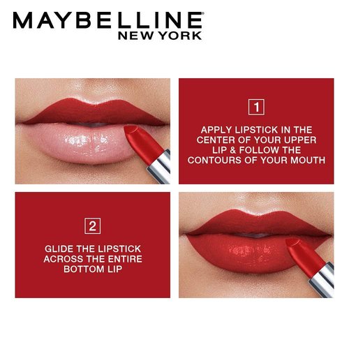 Maybelline New York Color Sensational Purple Lipstick Matte Lipstick, Vibrant Violet, 0.15 oz