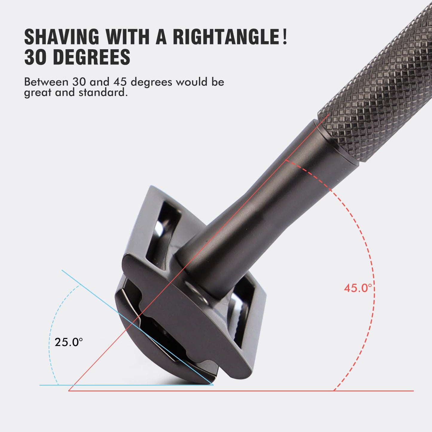 KINGHOOD Safety Razor One Blade Razor Single Blade Razor Metal Razor Reusable Razor Double Edge Razor Closed Comb Safety Razor Brass Reusable Razor Black