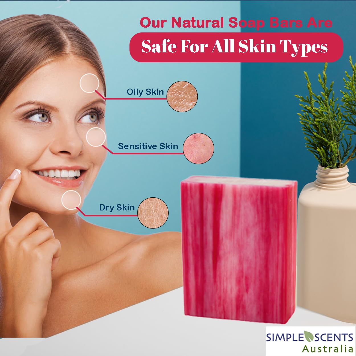 Goats Milk & Berries Natural Soap Bars (12 Pack), 3.5oz Body & Bath Soap Bars Enriched with Organic Shea Butter & Plant Oils, Moisturizing, Long Lasting, Made in Australia, Gentle for All Skin Types