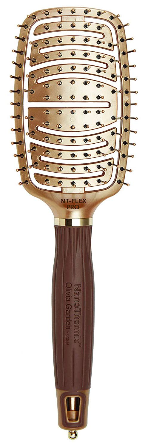 Olivia Garden NanoThermic Ceramic + Ion Flex Scalp-Hugging & Vented Hair Brush