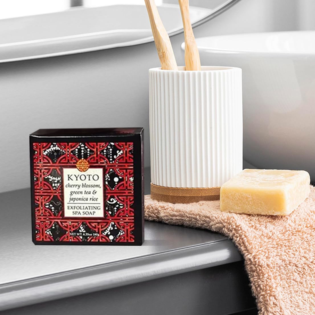 Greenwich Bay Trading Company Destination Collection: Kyoto (6.35oz Soap Square)