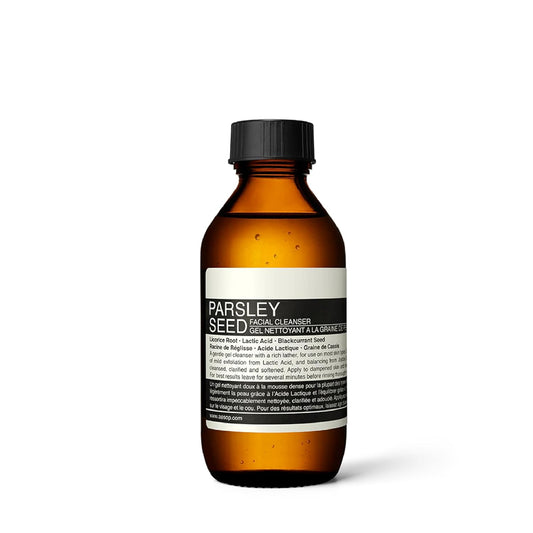 Aesop Parsley Seed Travel Face Cleanser - Mild Exfoliating Formula for Clear, Smooth Skin | 3.4oz / 100mL