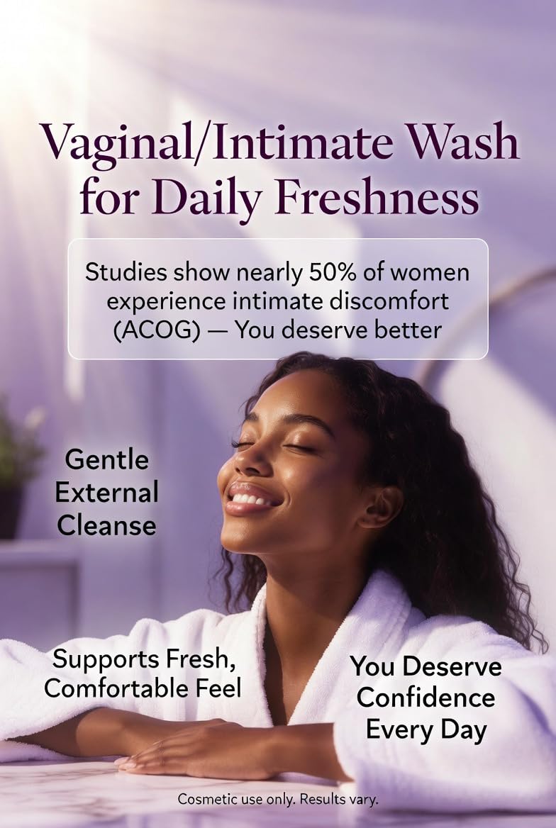Joilisse Yoni Vaginal/Intimate Wash, Gentle External Feminine Cleanser for Daily Freshness, Vaginal/Intimate Wash for Odor Care, Sensitive Skin Comfort & Clean Feel
