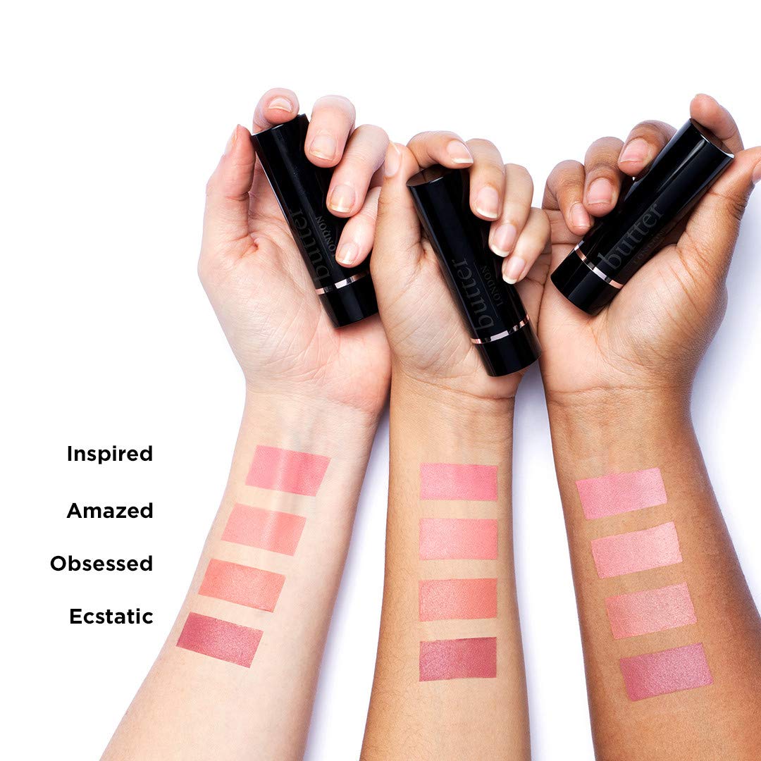 butter LONDON Plush Rush Blush & Lip Makeup Stick, Inspired, Buttery Smooth Formula, Nourishing Shea & Mango Butter, Cruelty, Gluten & Paraben Free