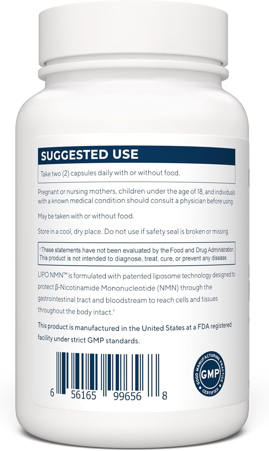 Renue By Science NMN Supplement - 500mg Liposomal NMN Capsules for Enhanced Absorption | 90 Count