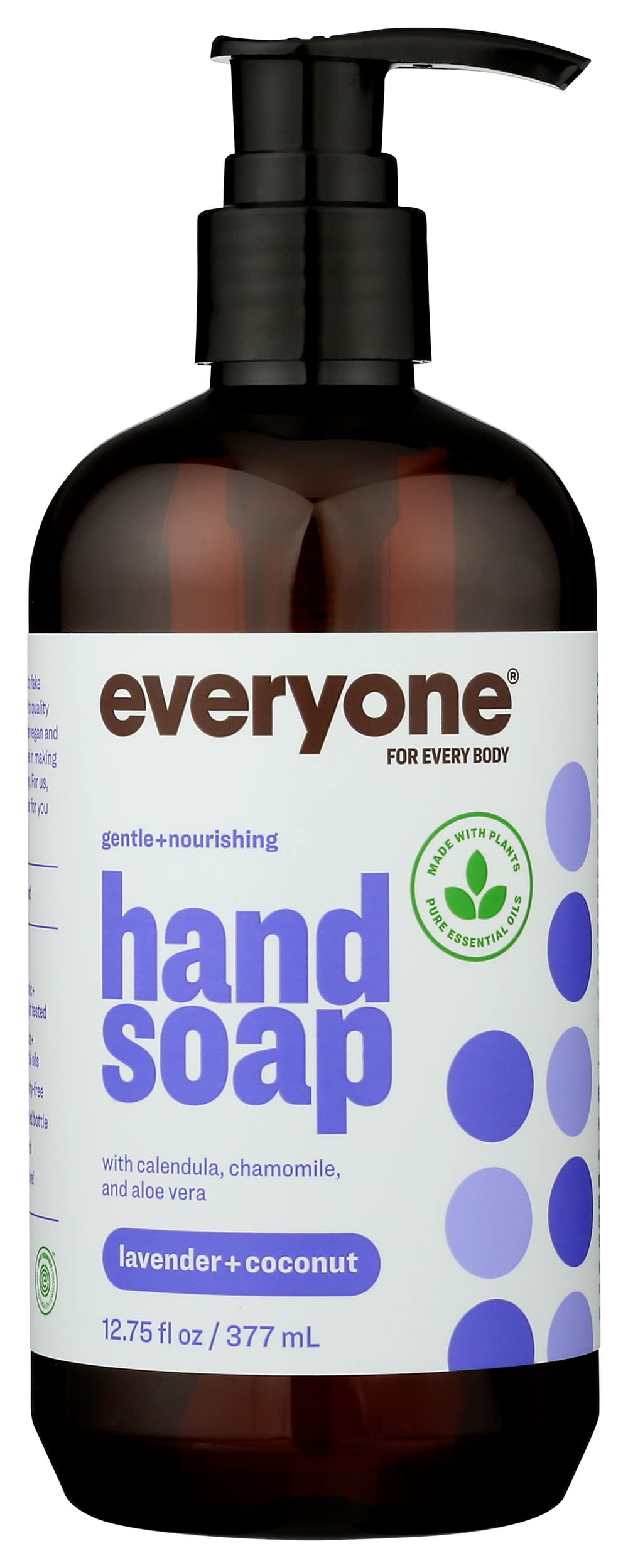 Everyone Liquid Hand Soap, 12.75 Ounce (Pack of 1), Lavender and Coconut, made with Essential Oils for Kitchen and Bathroom