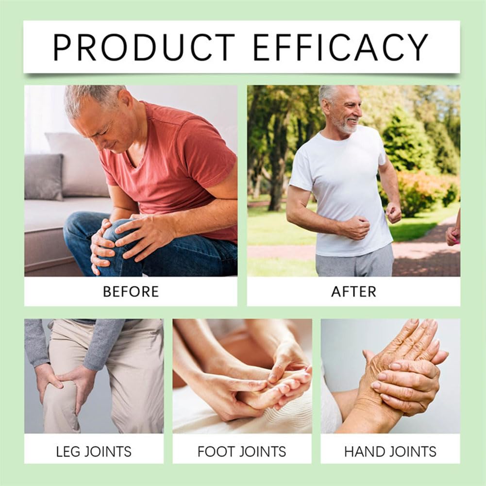Wenrny Natural Miracle Balm, Miracle Balm for Swollen Legs, Natural Ingredients, Soothing Joint Cream for Back, Hands, Feet and Body, Improves Joint Comfort, Relaxed and Comfortable (A, 1Pcs)