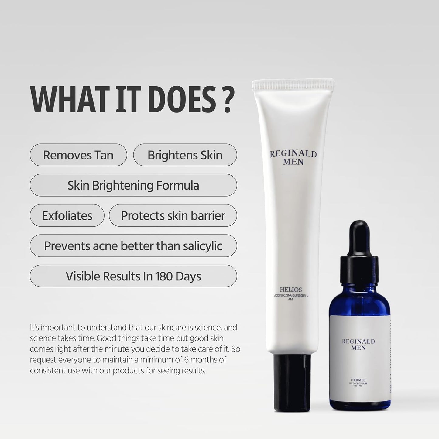 De-Tan Duo | Men's Sunscreen SPF 50 PA++++ & All-in-One Serum Combo | Protects & Repairs Skin | Fights Tanning, Pigmentation & Sun Damage | Daily Face Care for Hydrated & Even-Toned Skin