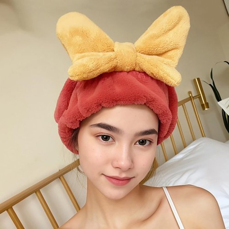 Beyonddraw New Super Absorbent Hair Towel Wrap for Wet Hair, Efficient Hair Towel Wrap for Women, Microfiber Towel for Hair Drying, Fit Comfort Ease of Use Fast Drying Hair Towel Caps (C)