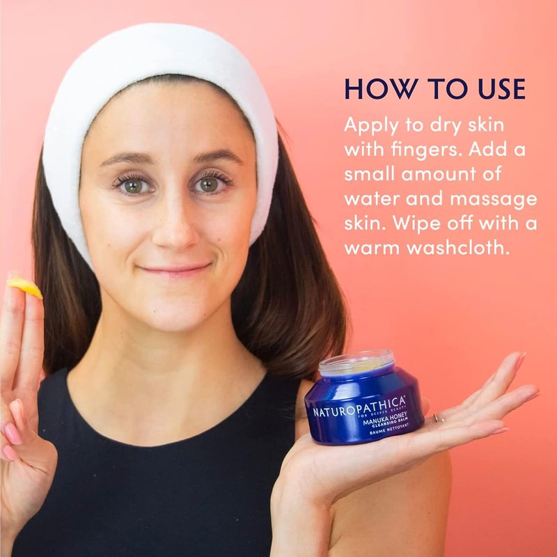 Manuka Honey Hydration Set - Cleansing Balm & Gel Mask Duo | Full Size 2.8 oz & Travel Size 0.5 oz