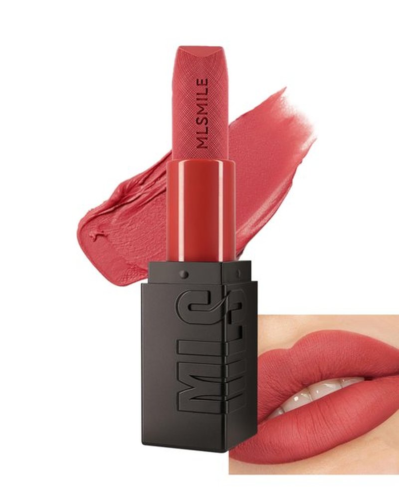 Matte Lipstick Nude Pink, Nude Matte Lipstick Long-Lasting Lip Makeup Waterproof Smudge Proof for Women,Silky Velvet Moisturizing Lip Stick High Impact Lip Color Lip Gloss Balm Gift for Girls-02