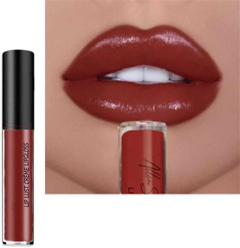 12 Color Cream Lip Gloss, 2025 New Long-Lasting Moisturizing Velvet Lip Lipstick, Waterproof, Non-Fading, Hydrating Lip Tint Natural Jelly Lipstick for Cristmas Party (10#, 1.3 Fl Oz)