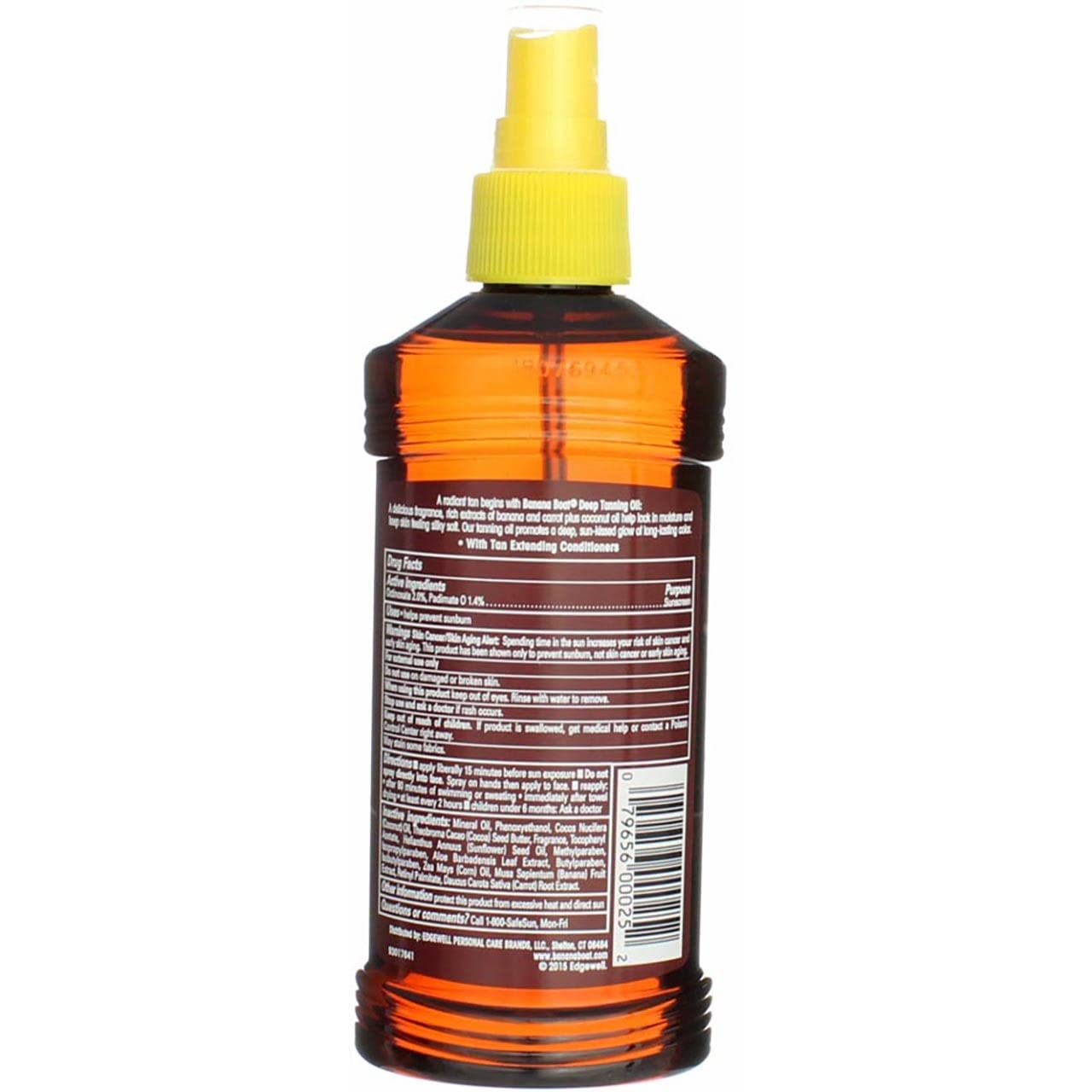 Banana Boat Deep Tanning Spray Oil SPF 4, 8 Oz. - Pack of 6