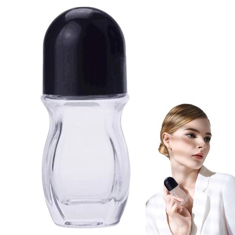 Deodorantt Glass Roller Bottles - Empty Refillable Massage Oil Bottle | Roll on Glass Bottle | Massage Roller Ball Bottle | Leak-Proof Massage Roll on Bottles Containers For Home And Travel