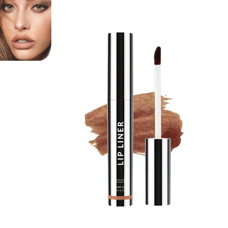 Yetxici Qorva Peel off Lip Liner Stain, Qorva Lipstick, Timbersonic Peel off Lip Stain, Lip Stains for Women, Matte Nude Lip Tattoo Liner, Lip Stain Peel off Long Lasting Waterproof(02)