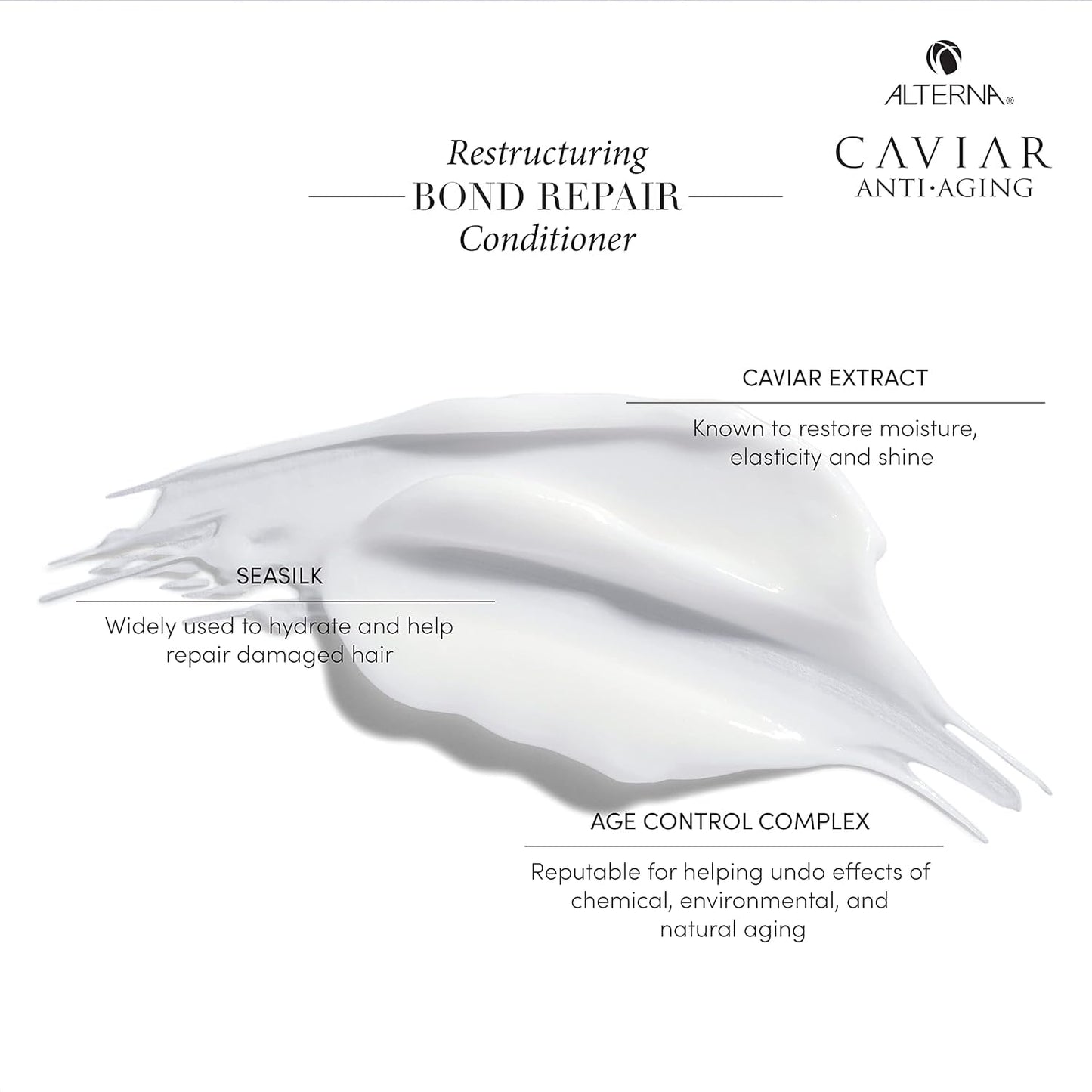 Caviar Anti-Aging Bond Repair Shampoo & Conditioner Set - 1.35 Fl Oz (2 Pack)