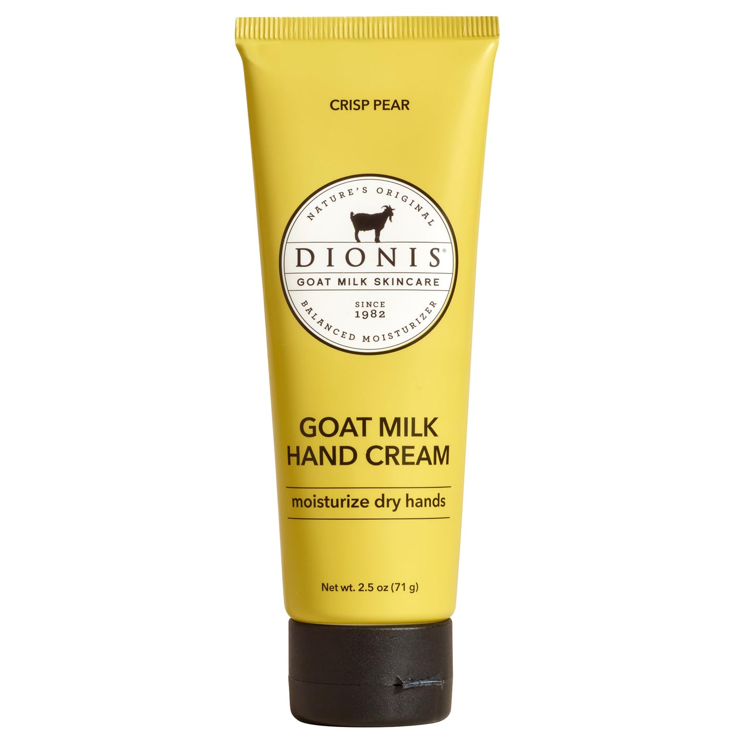Dionis Goat Milk Hand Cream – Moisturizing Lotion for Dry Skin, Safe for Sensitive Skin - Crisp Pear 2.5 oz