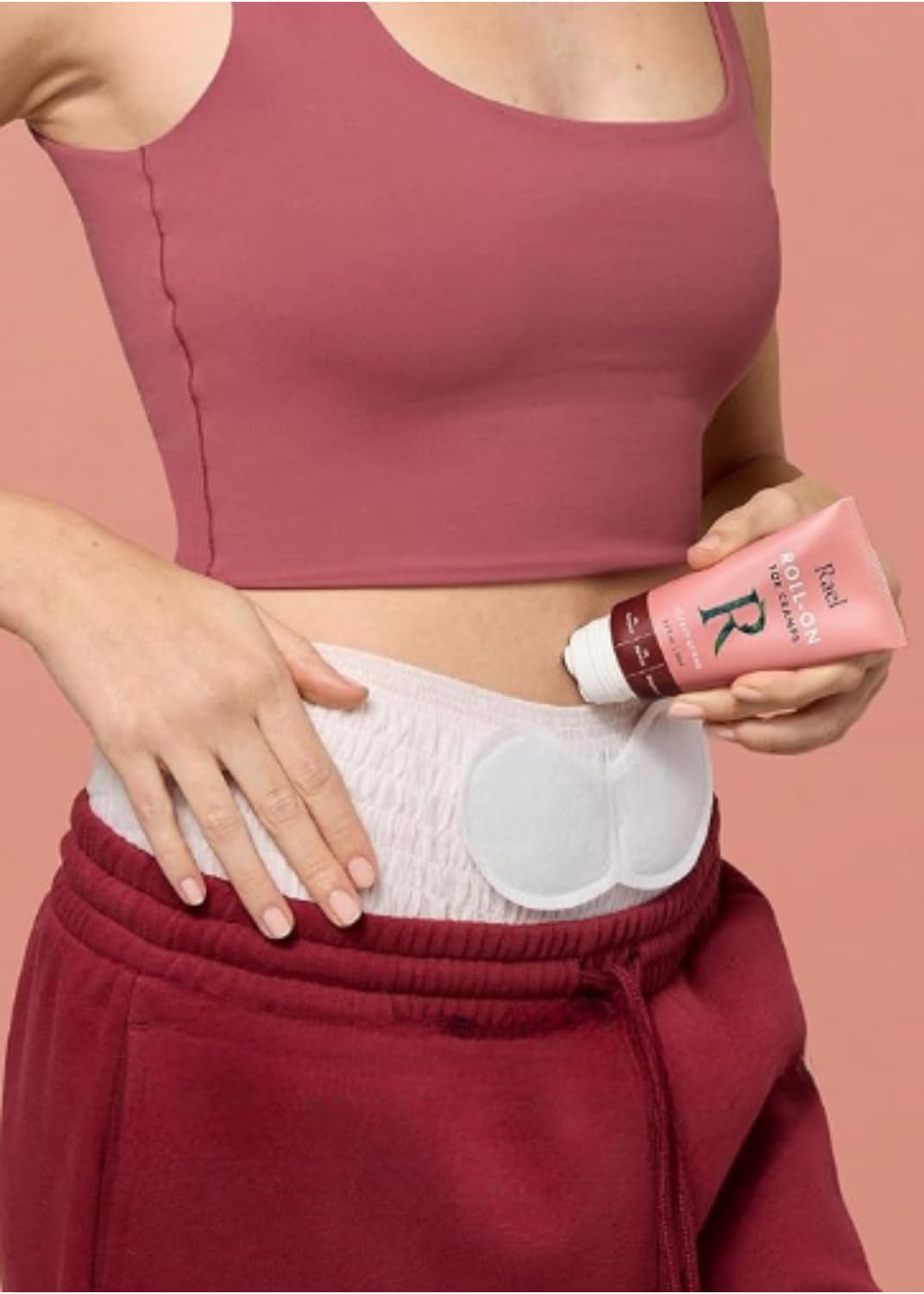 Rael Pain Relief Cream Roll-On – Fast-Absorbing Formula with Camphor, Menthol, and Magnesium, Essential for Women (1.7 fl oz, 50 ml)