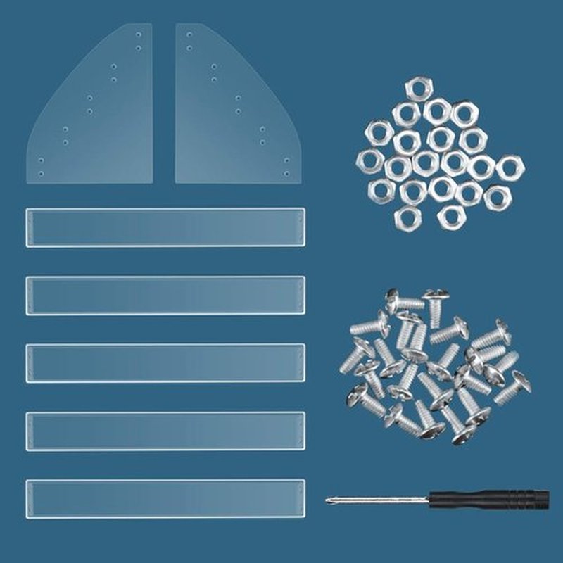 KINGROW Acrylic Nail Polish Organizer 60 Bottles of 5 Layers Display Rack Storage Essential Oils Rack Holder Jewelry Makeup Organizer