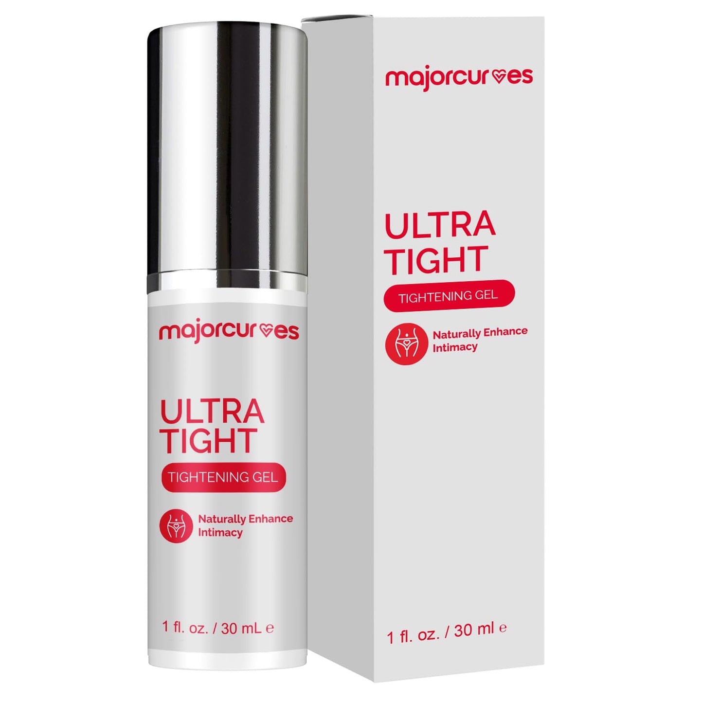 Major Curves Ultra Vaginal Tightening Gel - Instant Tightener, China Shrink Cream Alternative for Women, New Enhanced Formula with Witch Hazel and Organic Aloe Vera