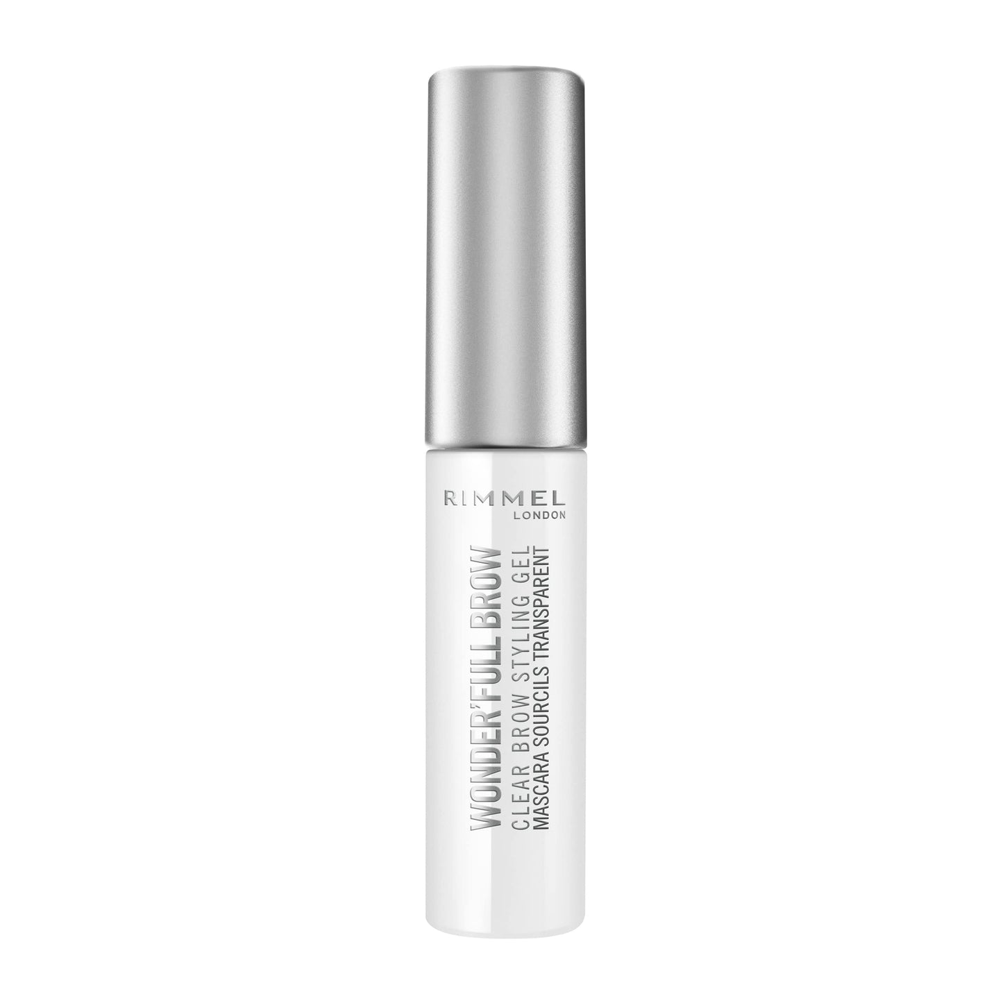 Rimmel London Wonder’Full Brow Styling Gel Eyebrow Mascara, Long-Wearing, Lightweight, Precision Brush, 004, Clear, 0.15oz