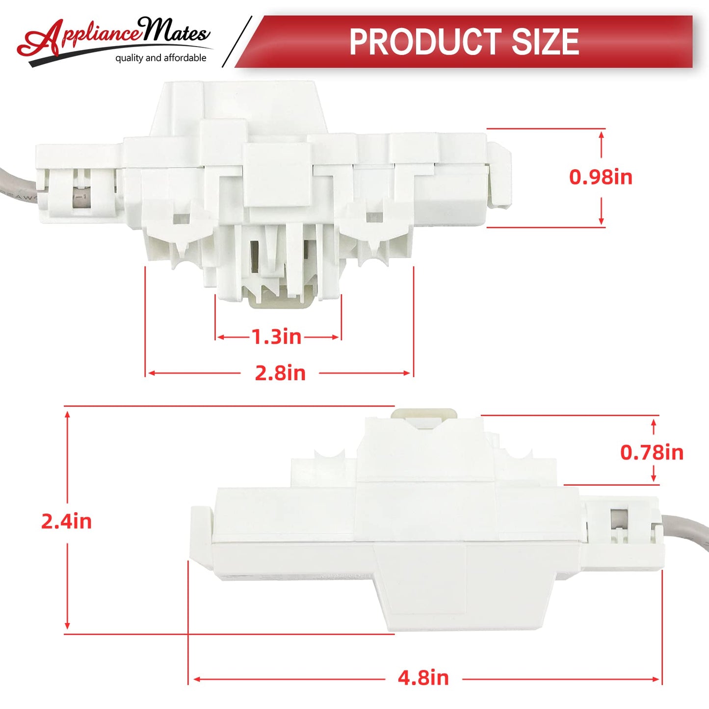 Upgraded W10787836 W10861642 WPW10619844 W10059230 W10810403 Lid Lock Assembly Compatible With Whirlpool Cabrio Washer Lid Lock and Maytag Bravos XL Kenmore Series 600 700