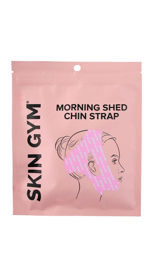 SKIN GYM Morning Shed Chin Strap for Sleeping, Adjustable Chin Strap for Overnight Wear, Soft Reusable Face Wrap for Comfort & Support During Sleep