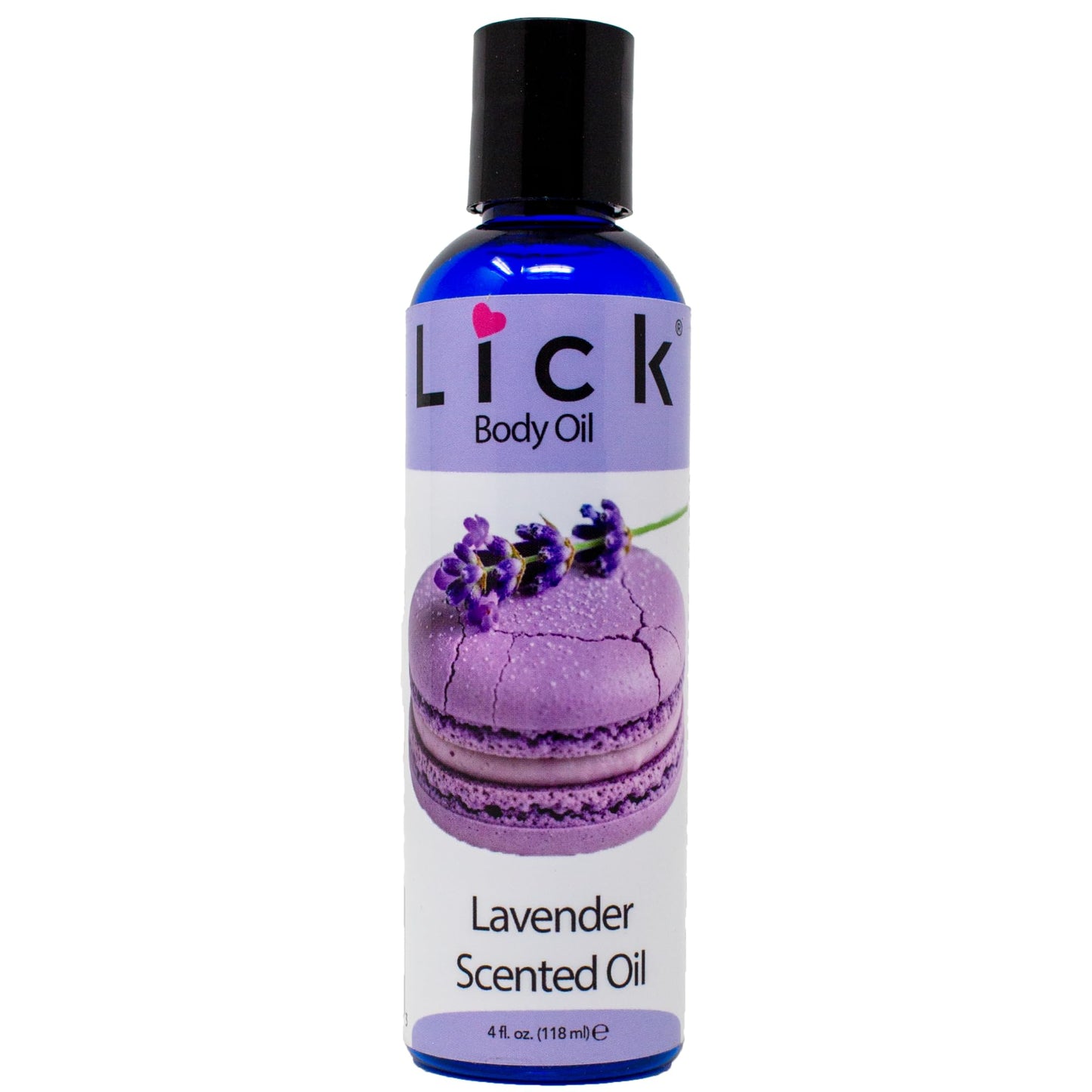 LICK Lavender Floral Scented Body Oil – Lightweight Daily Hydration with Almond Oil & Vitamin E – 4 oz