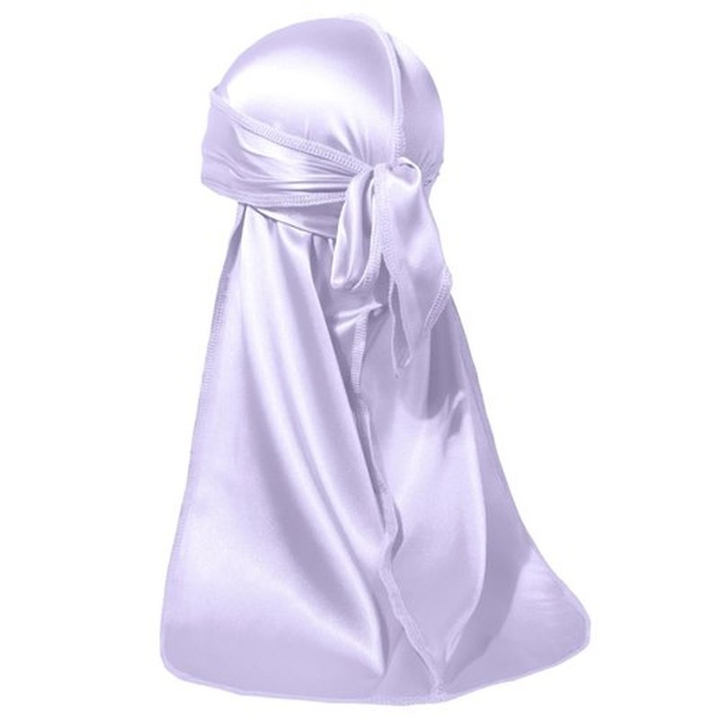 ForceWave Silky Durag for Men Wave Cap Satin Dorag for Men Women 360 Wave (Lilac)