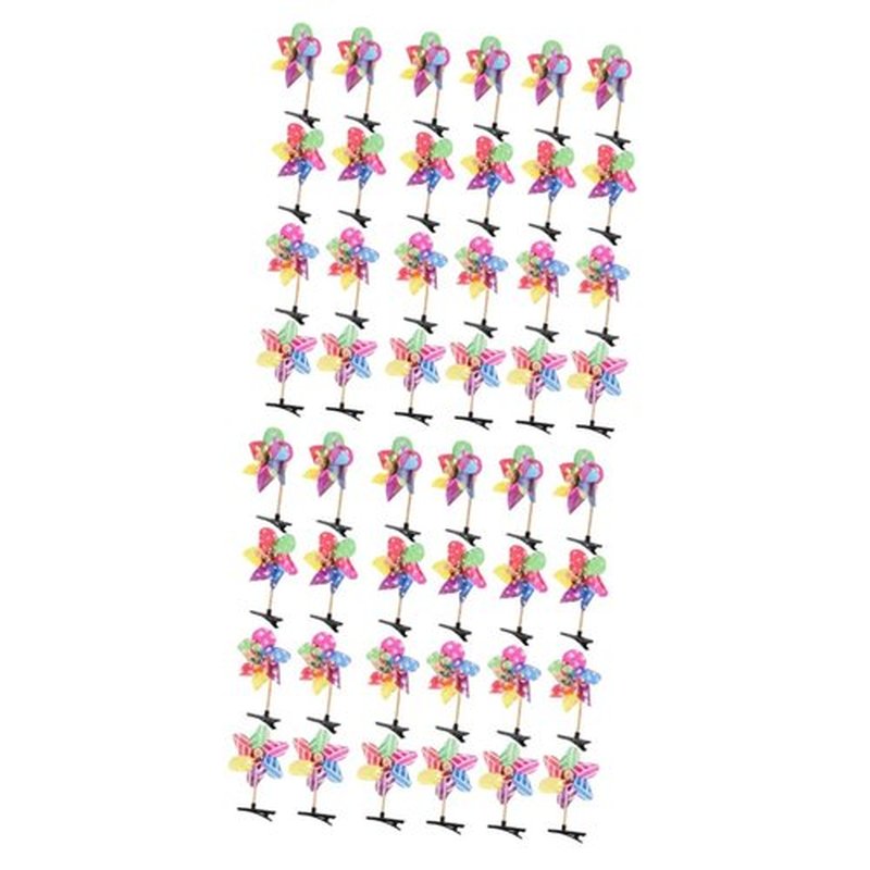 48 Pcs Windmill Hairpin Hair Barrettes Girls Hair Accessories Pinwheel for Hair Barrettes for Women Hair Clips Decorative Hairpins