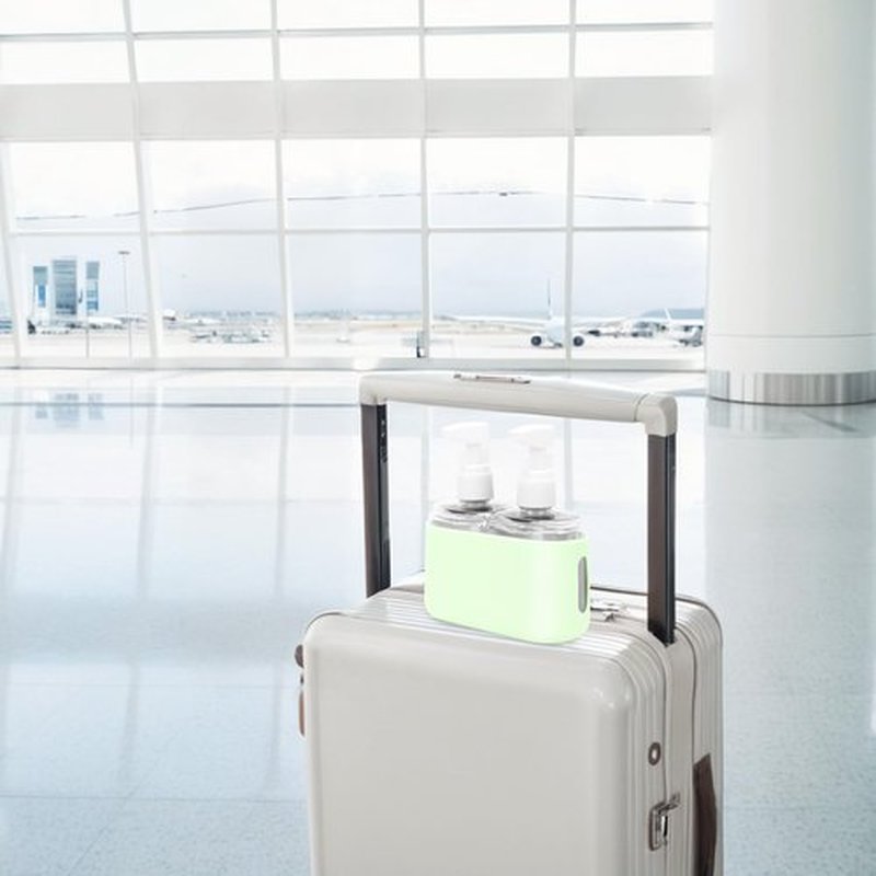 Skycase Travel Bottles, Travel Size Toiletries - Leak Proof Refillable Tsa Approved Travel Bottles, 2 in 1 Travel Containers with Labels Airplane Accessories Kits for Lotion Liquid (Green)